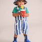 Huxbaby Tropical Stripe Shortall | Overall