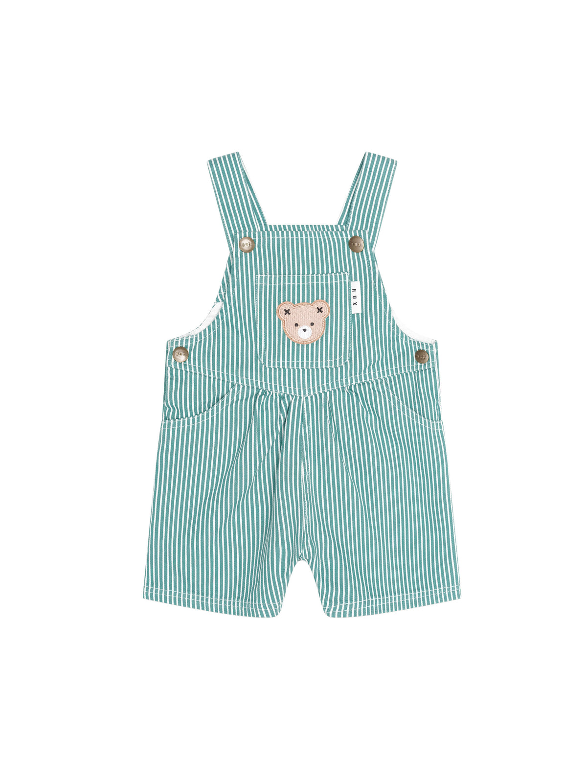 Huxbaby Mistletoe Stripe Shortall