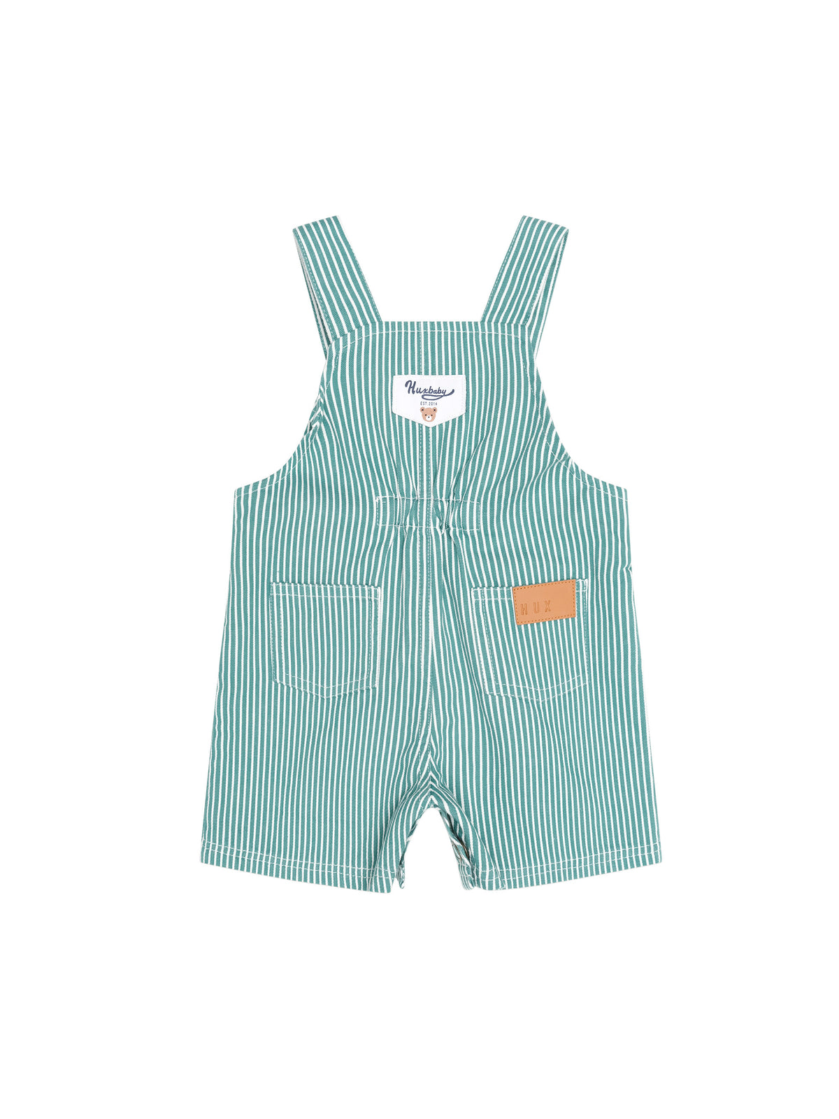 Huxbaby Mistletoe Stripe Shortall