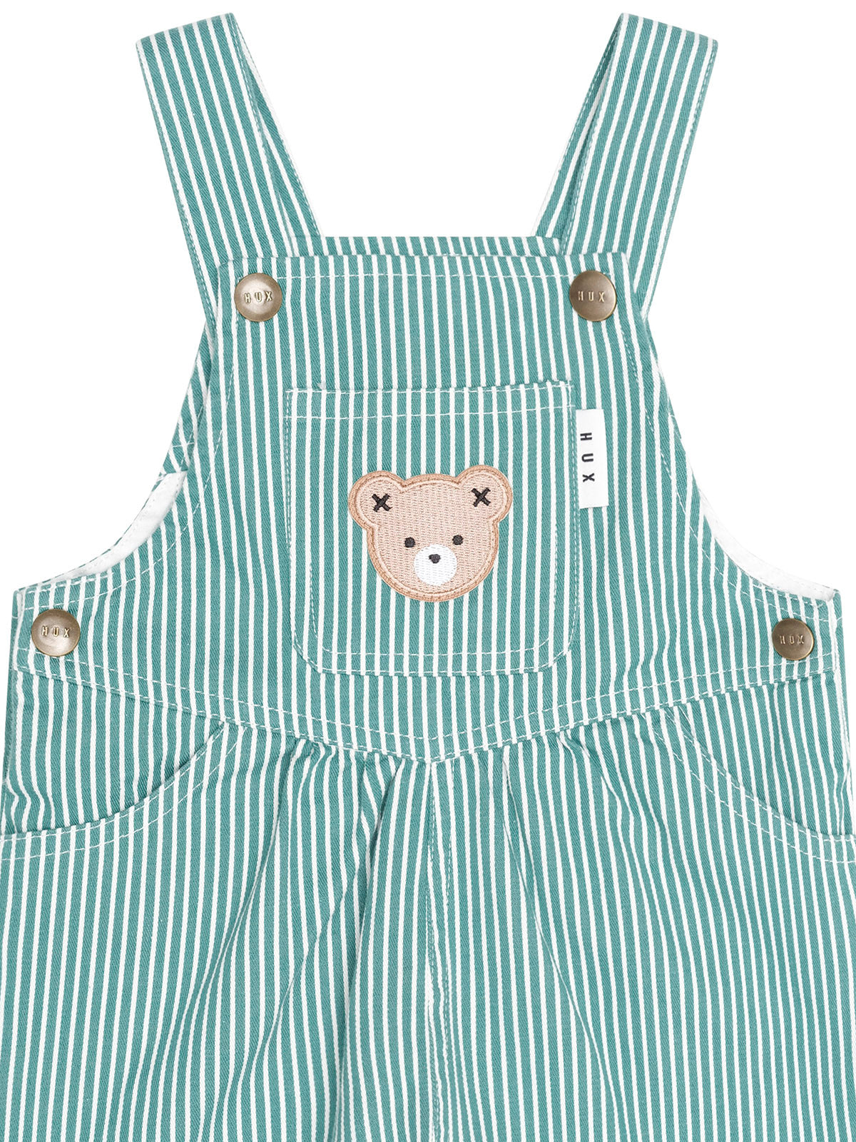 Huxbaby Mistletoe Stripe Shortall