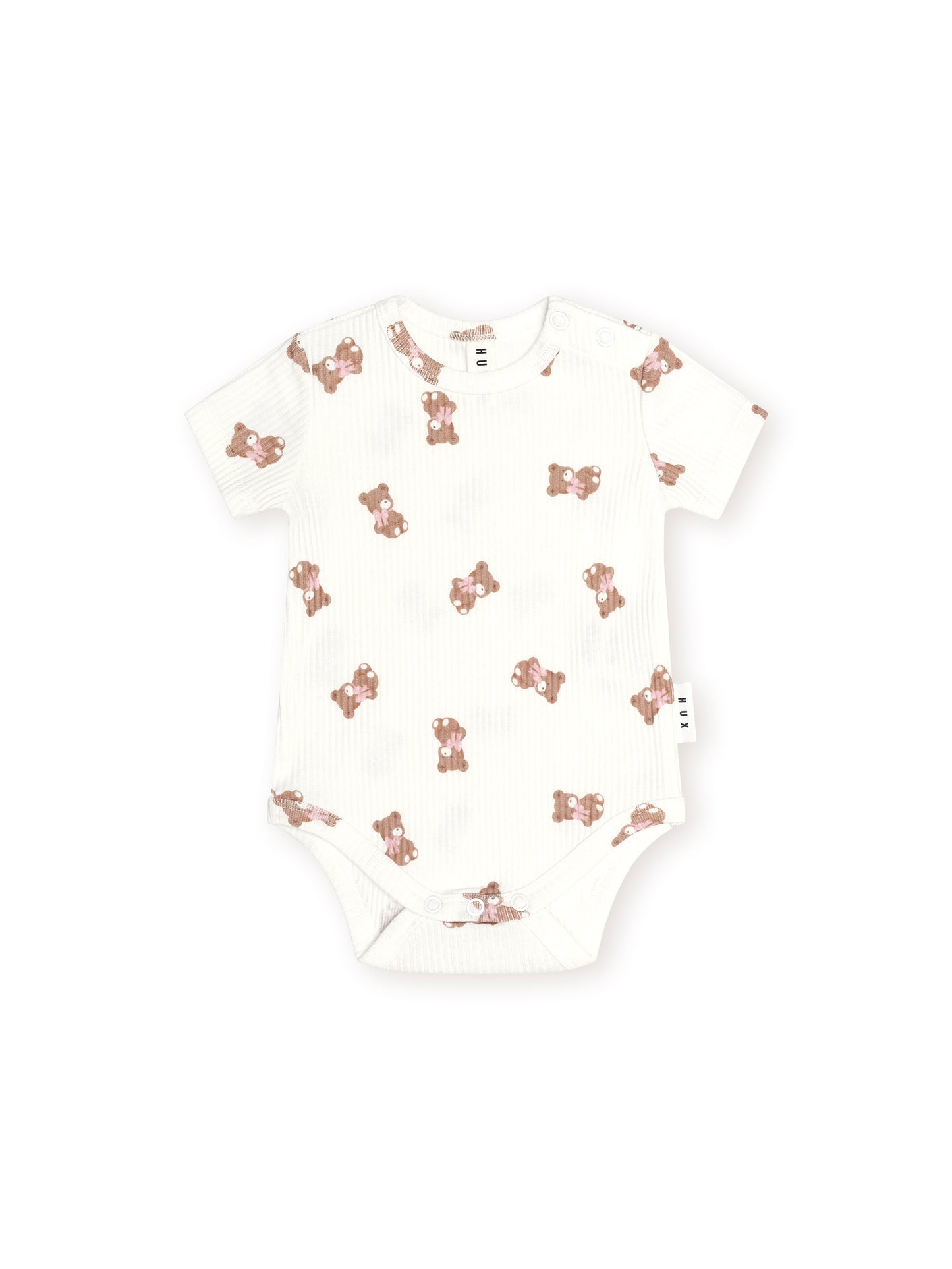Huxbaby Tumbling Bow Huxette Short Sleeve Bodysuit
