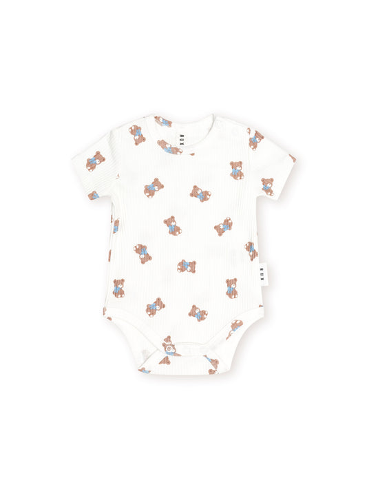 Huxbaby Tumbling Bow Hux Short Sleeve Bodysuit