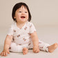 Huxbaby Tumbling Bow Hux Short Sleeve Bodysuit