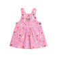 Huxbaby Pink Fruit Emoji Pinafore Dress