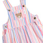 Huxbaby Pastel Stripe Pinafore Dress