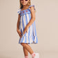 Huxbaby Seaside Cherry Stripe Dress