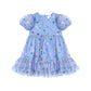 Huxbaby Fruit Salad Puff Sleeve Tulle Dress