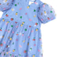 Huxbaby Fruit Salad Puff Sleeve Tulle Dress