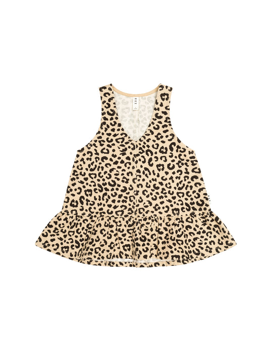 Huxbaby Leopard Frill Dress