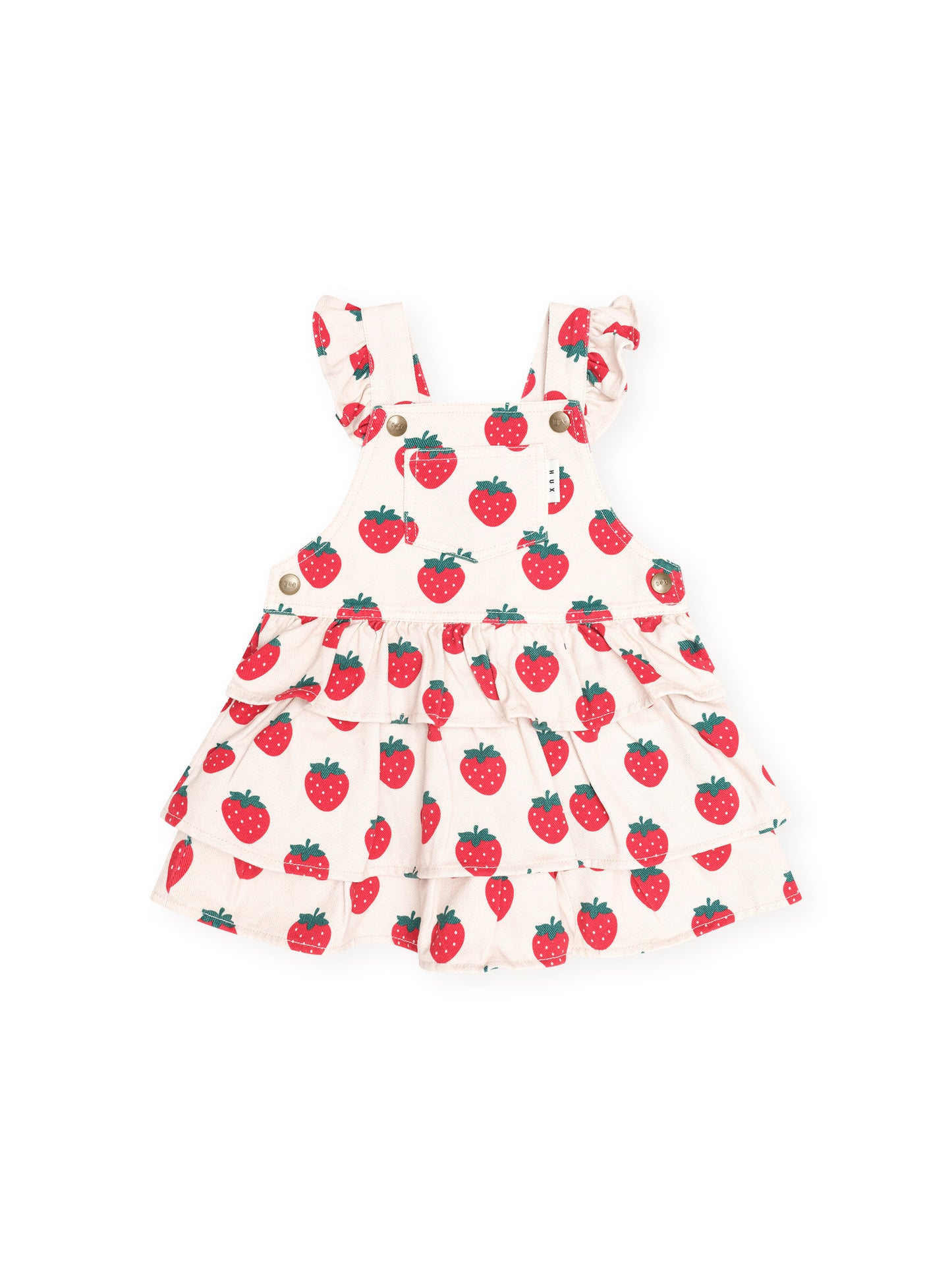 Huxbaby Strawberry Tiered Pinafore