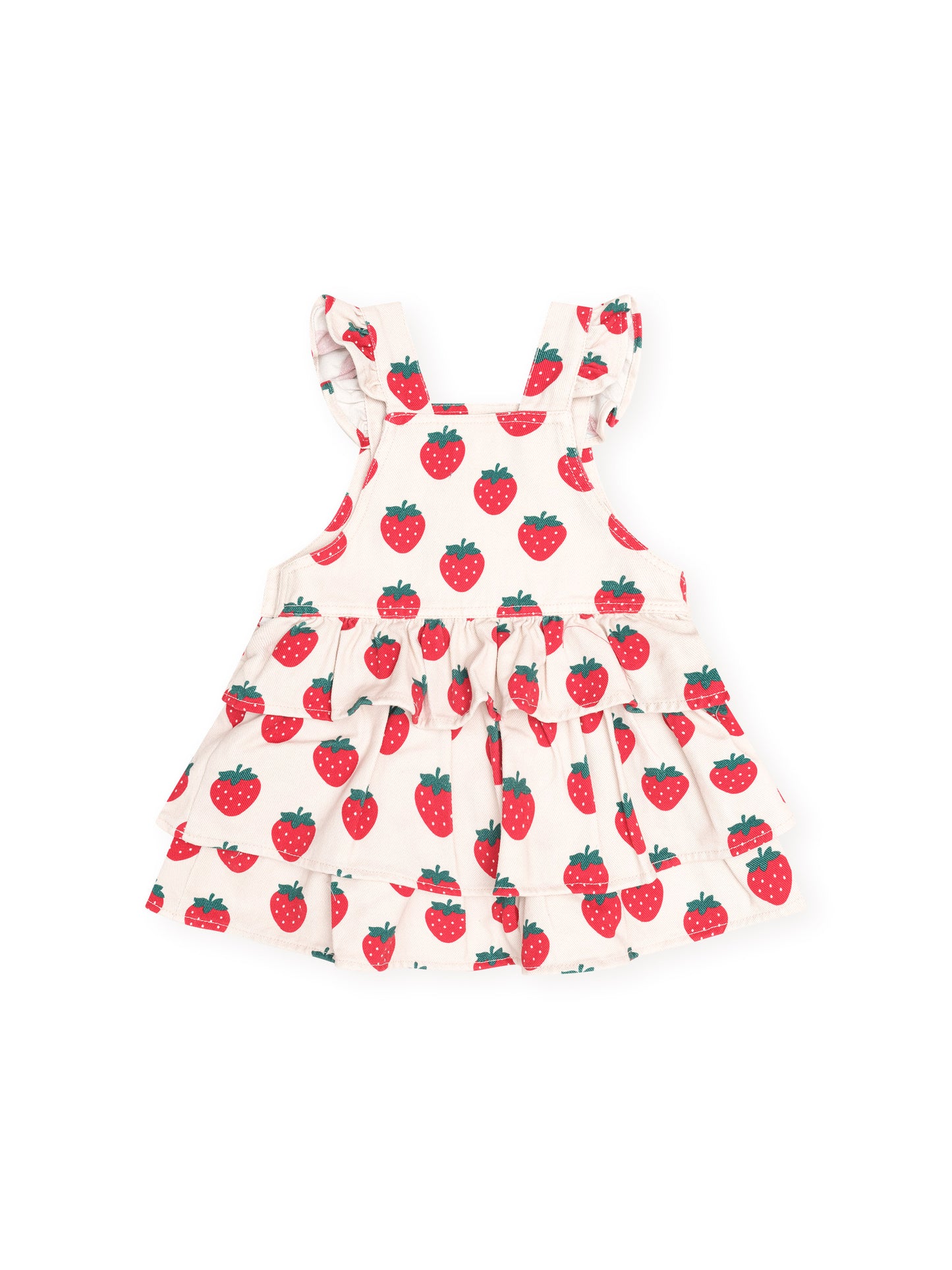 Huxbaby Strawberry Tiered Pinafore