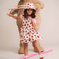 Huxbaby Strawberry Tiered Pinafore