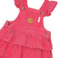 Huxbaby Classic Tiered Cord Pinafore Cherry