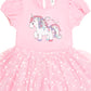 Huxbaby Magical Unicorn Puff Short Sleeve Dress
