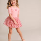 Huxbaby Glitter Bow Tutu Tulle Dress Vintage Pink