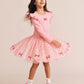 Huxbaby Sequin Bow Tulle Dress