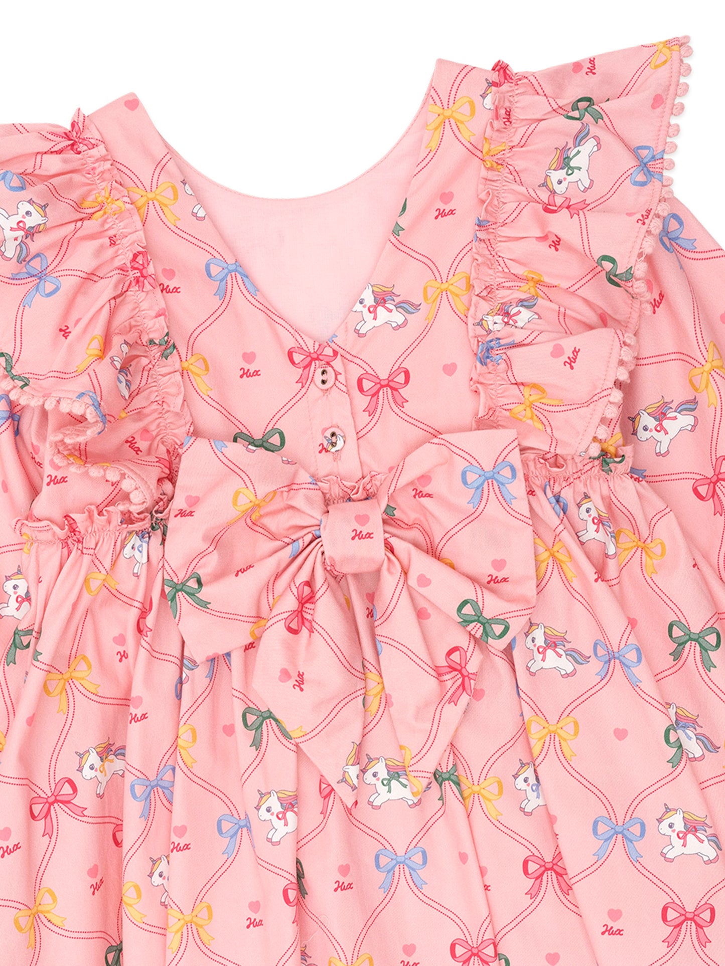 Huxbaby Unicorn Bow Dress
