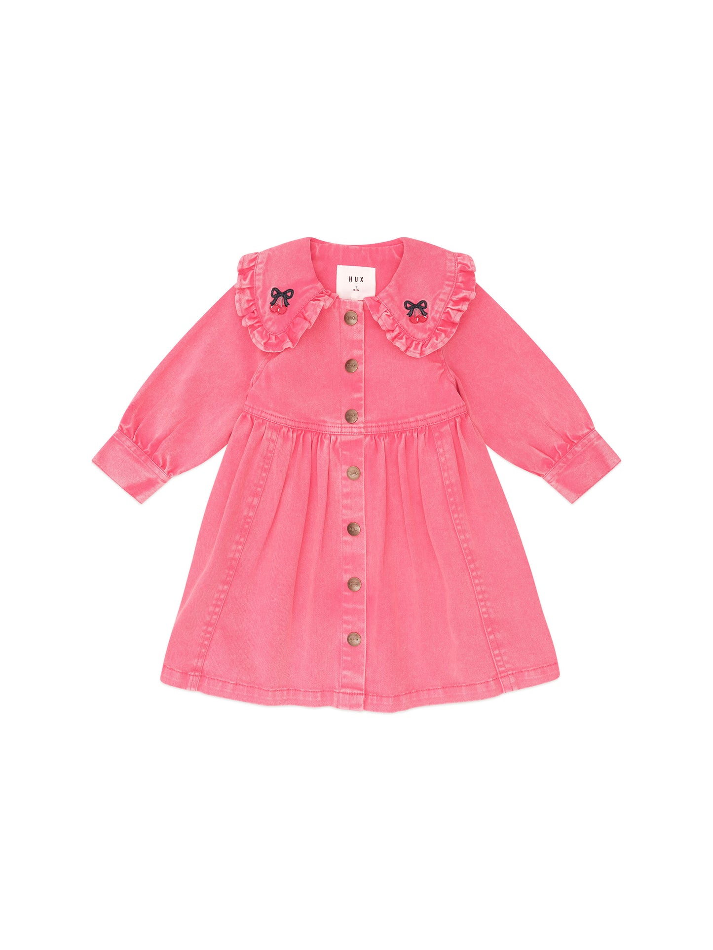 Huxbaby Vintage Cherry Collar Dress