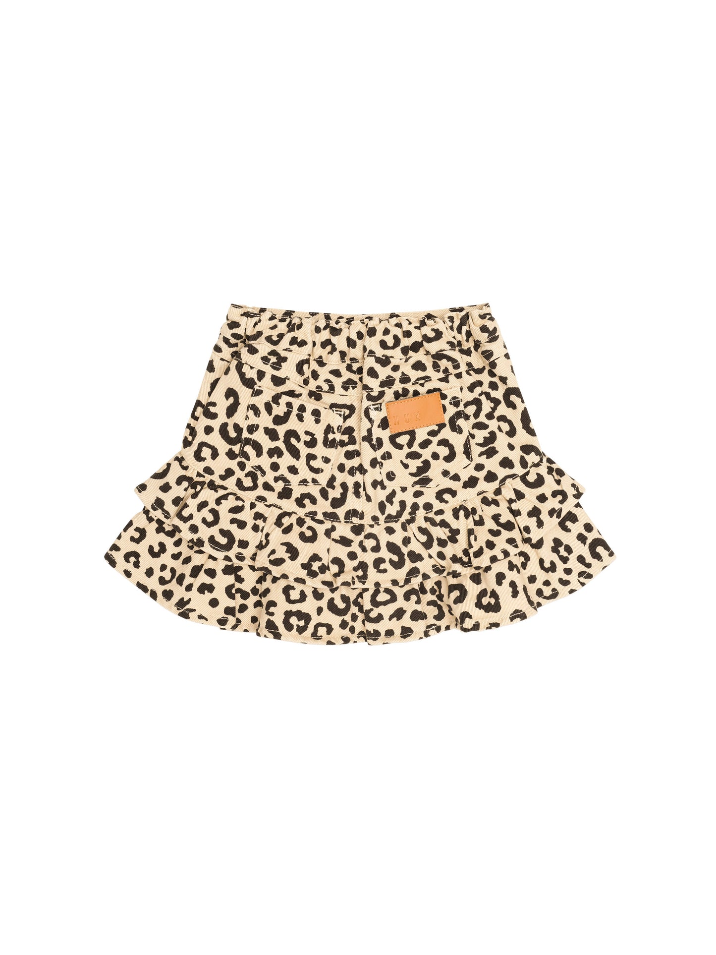 Huxbaby Leopard Frill Skirt