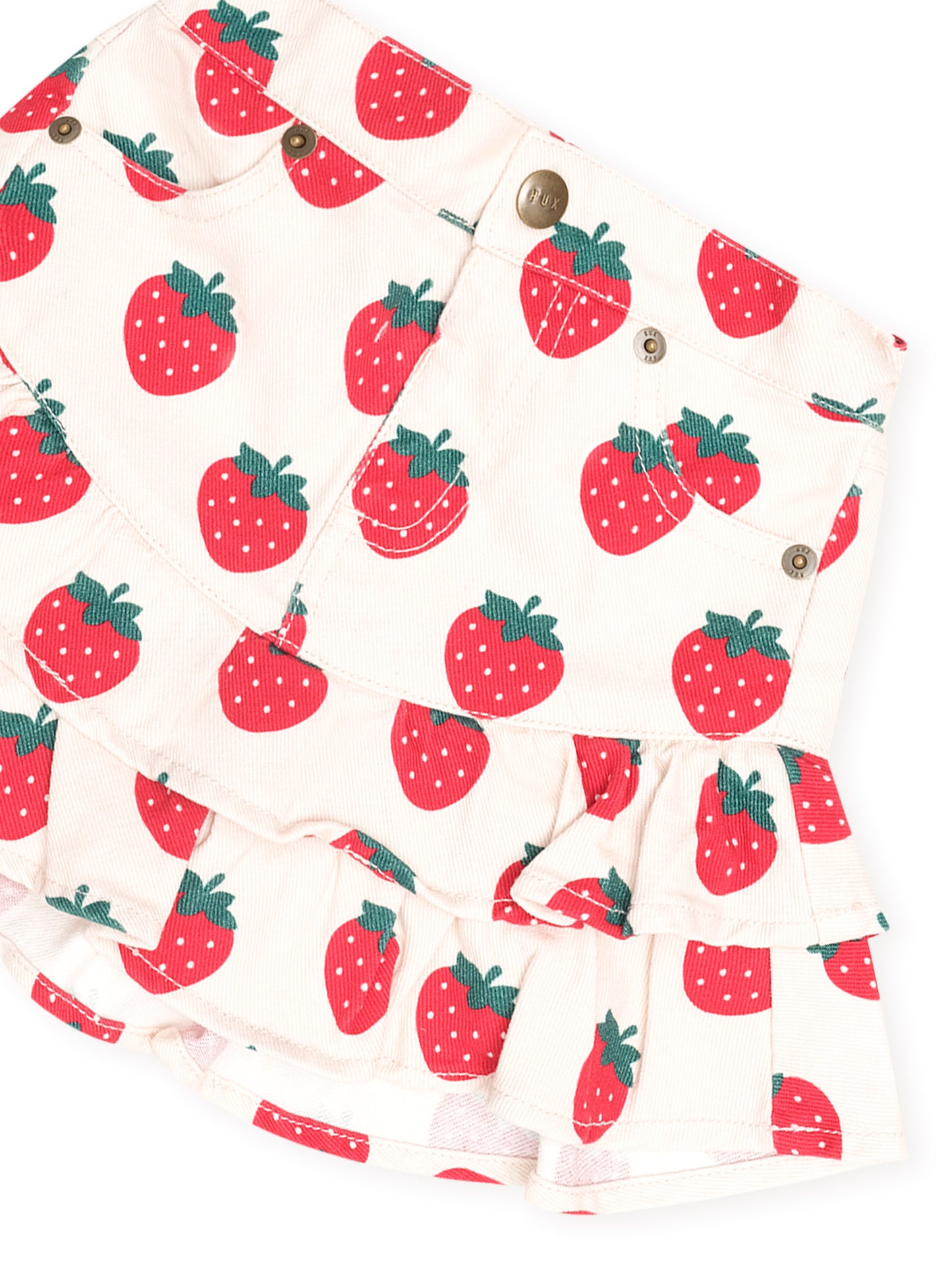 Huxbaby Strawberry Tiered Skirt