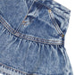 Huxbaby Dreamy Denim Tiered Skirt