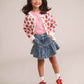 Huxbaby Dreamy Denim Tiered Skirt
