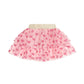 Huxbaby Glitter Bow Tiered Skirt Vintage Pink