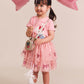 Huxbaby Sequin Bow Tiered Tulle Skirt