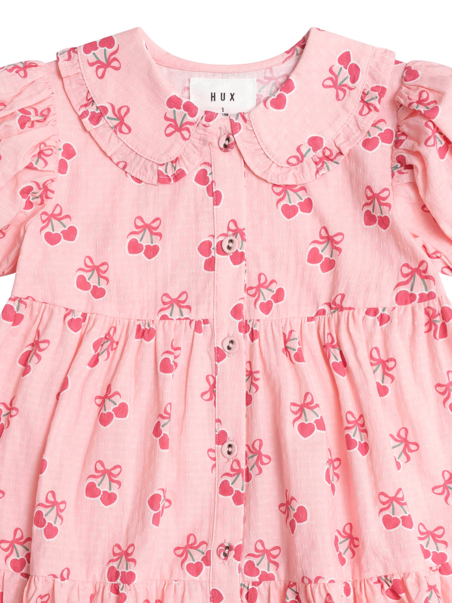 Huxbaby Cherry Pie Tiered Smock Dress