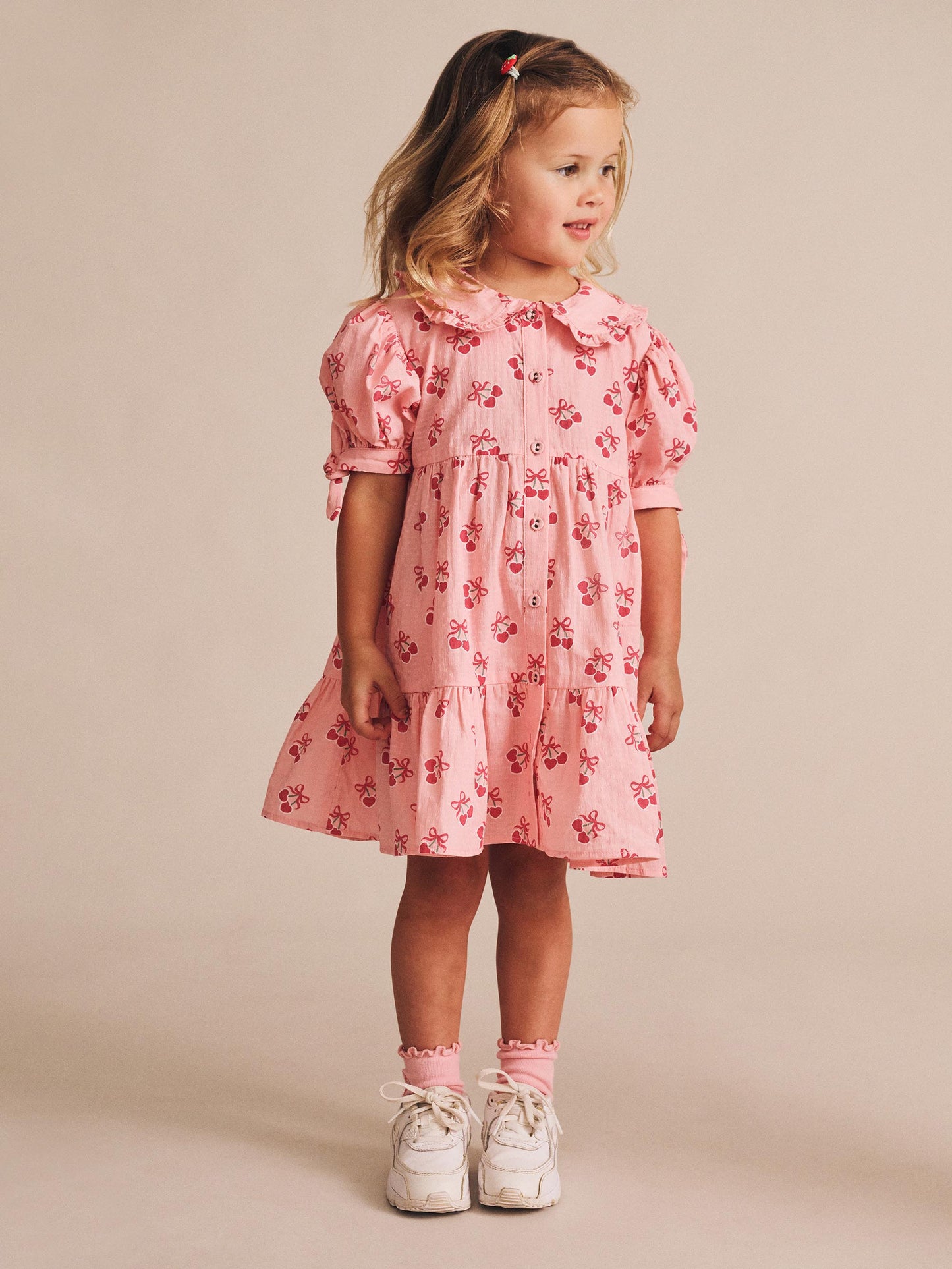 Huxbaby Cherry Pie Tiered Smock Dress