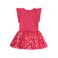 Huxbaby Golden Cherry Pie Rib Tulle Dress