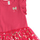 Huxbaby Golden Cherry Pie Rib Tulle Dress