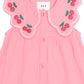 Huxbaby Cherry Embroidery Collar Dress