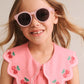 Huxbaby Cherry Embroidery Collar Dress