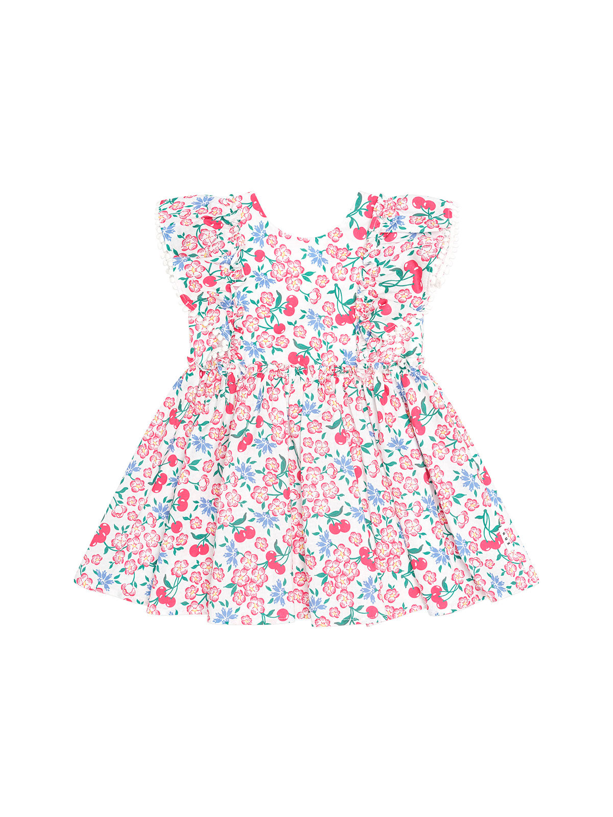 Huxbaby Tropical Floral Bow Back Dress
