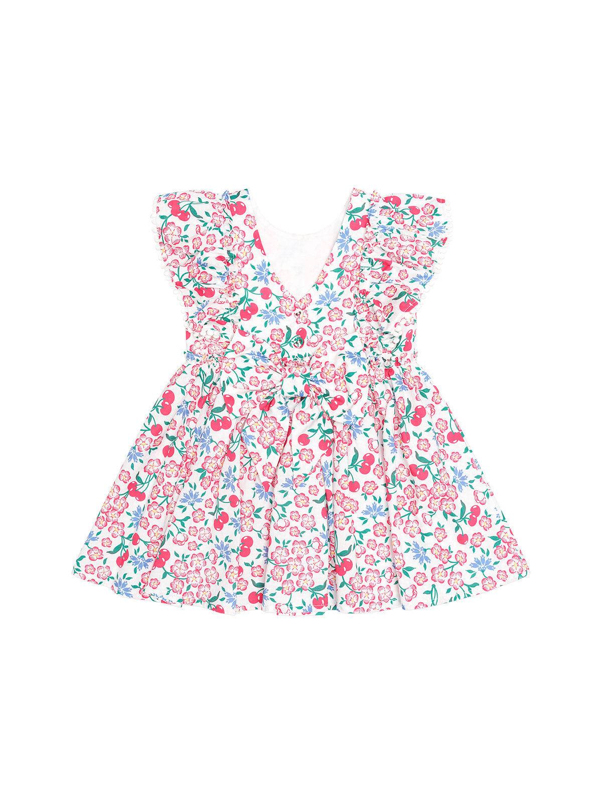 Huxbaby Tropical Floral Bow Back Dress