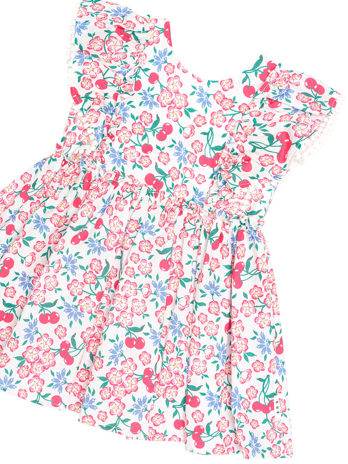 Huxbaby Tropical Floral Bow Back Dress
