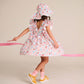 Huxbaby Tropical Floral Bow Back Dress