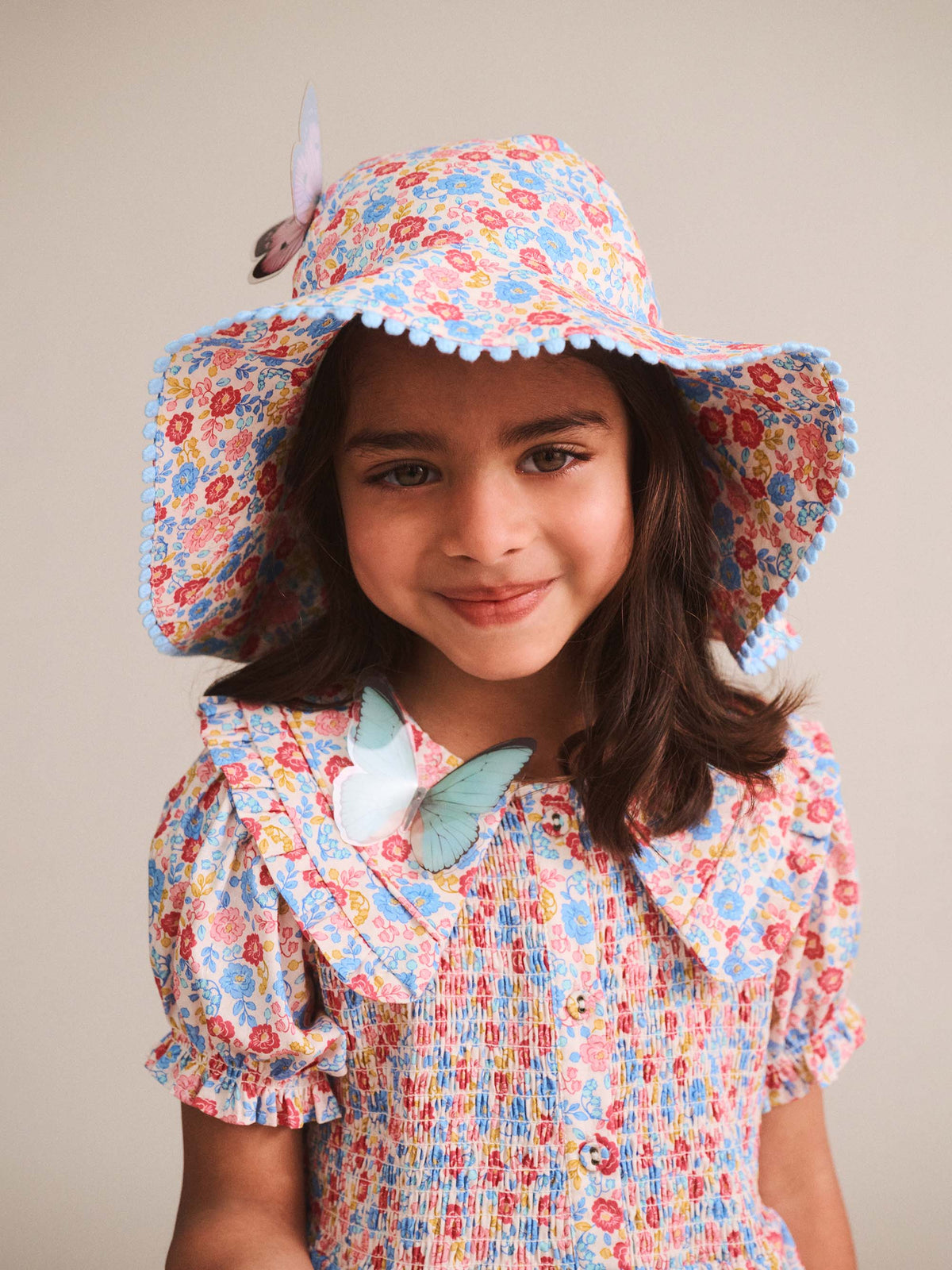 Huxbaby Tropical Floral Bow Back Dress