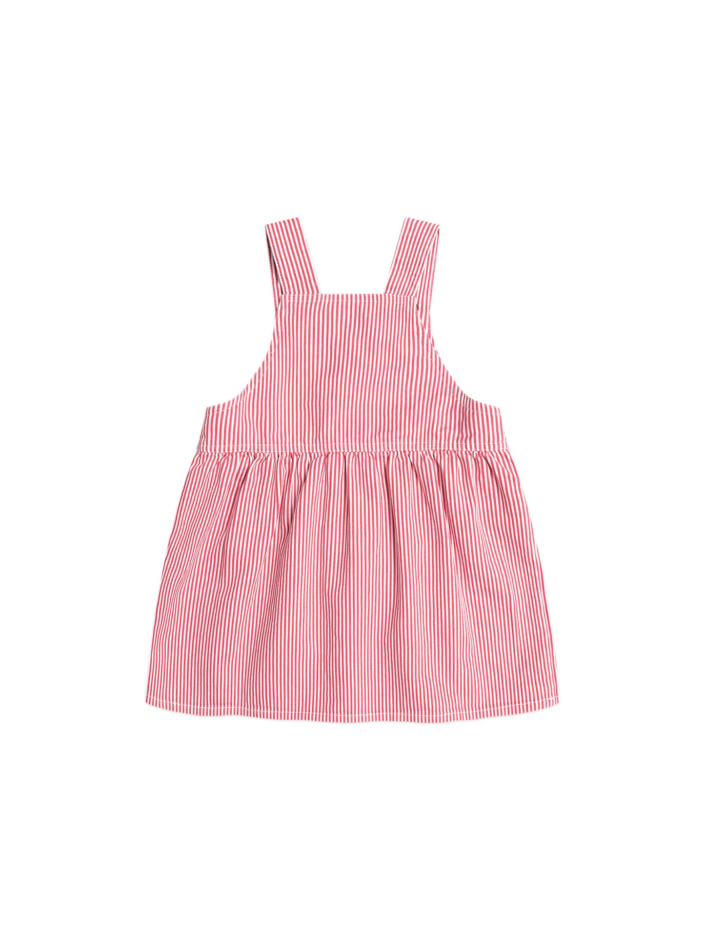 Huxbaby Chill Red Stripe Pinafore Dress