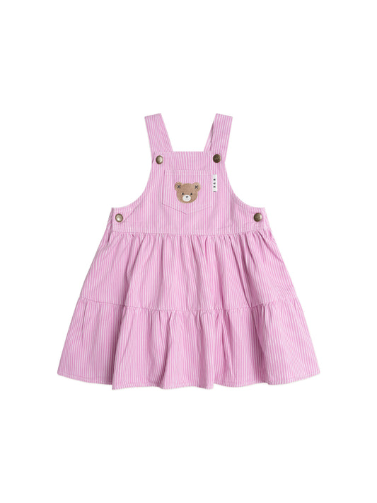 Huxbaby Candy Stripe Pinafore Dress