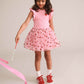 Huxbaby Strawberry Embroidery Tulle Dress