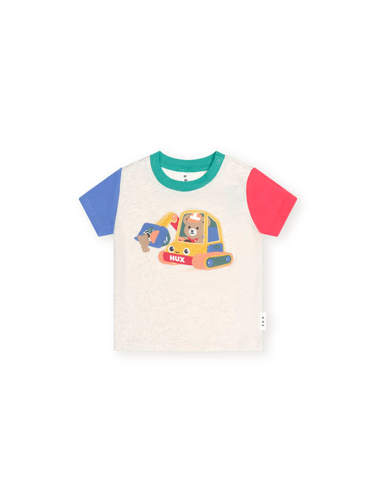 Huxbaby Excavator Hux Spliced Tee
