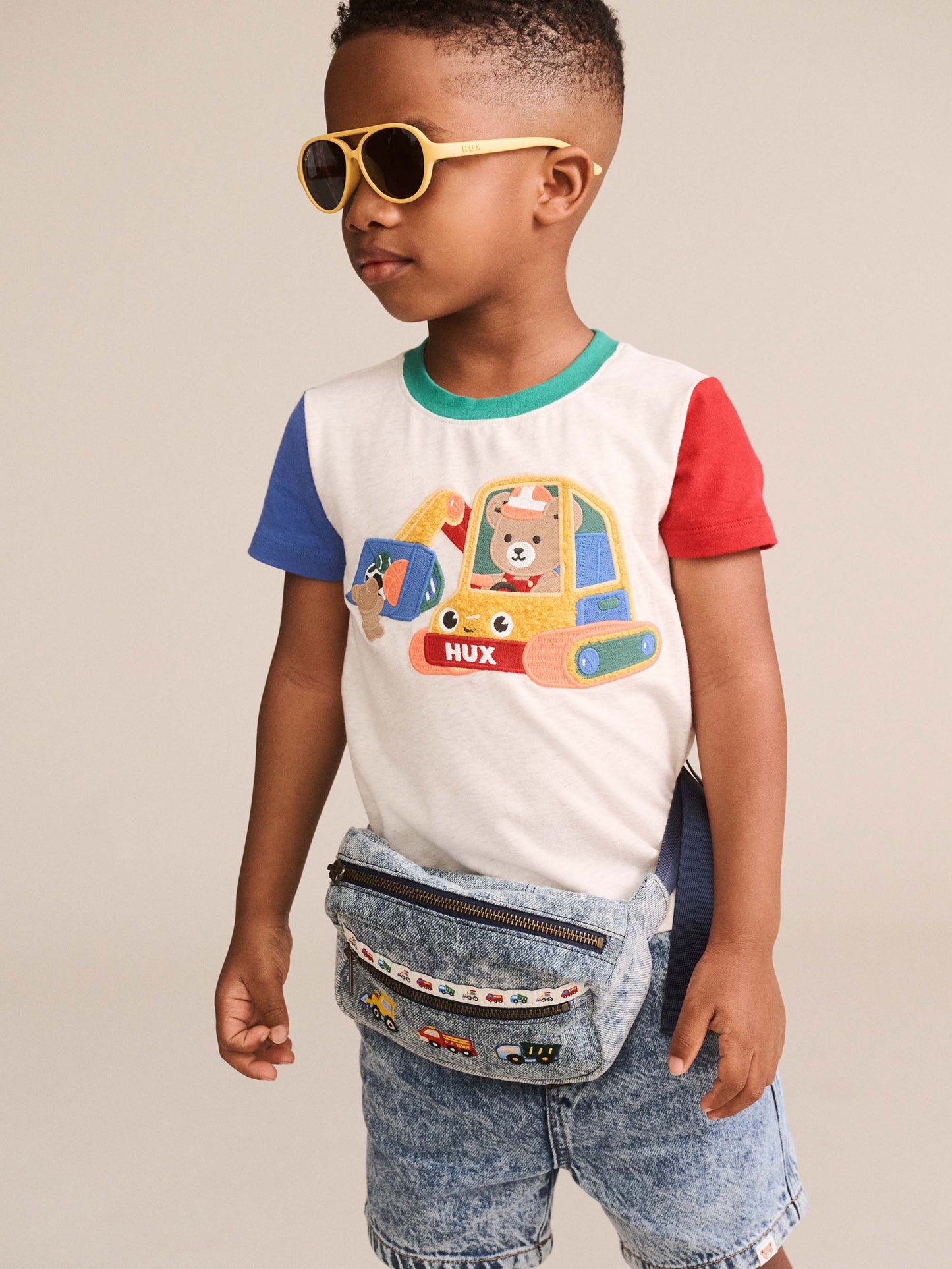 Huxbaby Excavator Hux Spliced Tee