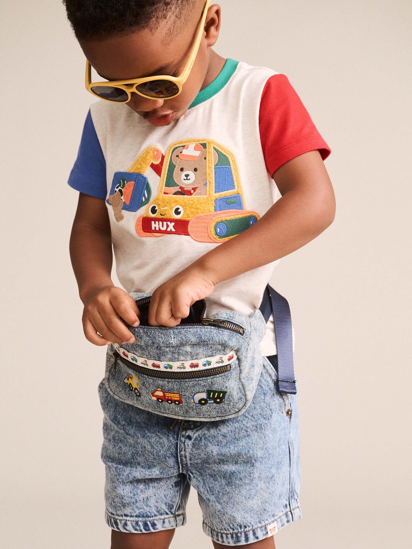 Huxbaby Excavator Hux Spliced Tee