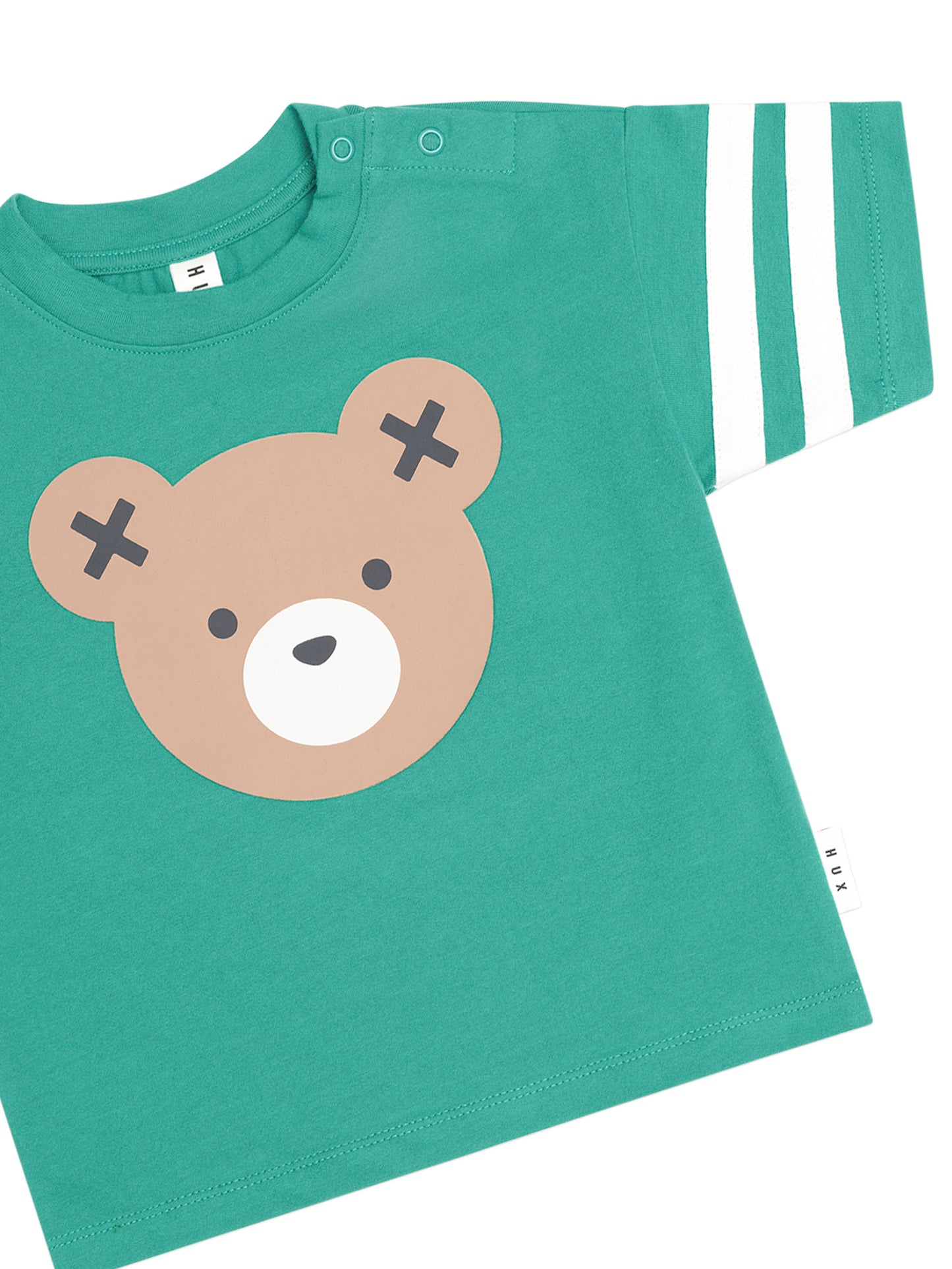 Huxbaby Huxbear Sporty Stripe Slouchy Tee Vintage Green