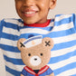 Huxbaby Nautical Stripe Sitting Hux Tee