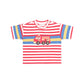 Huxbaby Fireman Hux Stripe Tee Racer Red