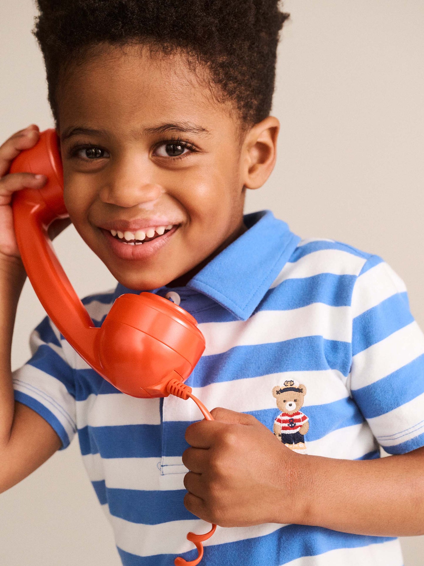 Huxbaby Nautical Stripe Standing Hux Polo