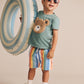 Huxbaby Furry Huxbear Green Tee